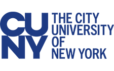 CUNY Text logo color