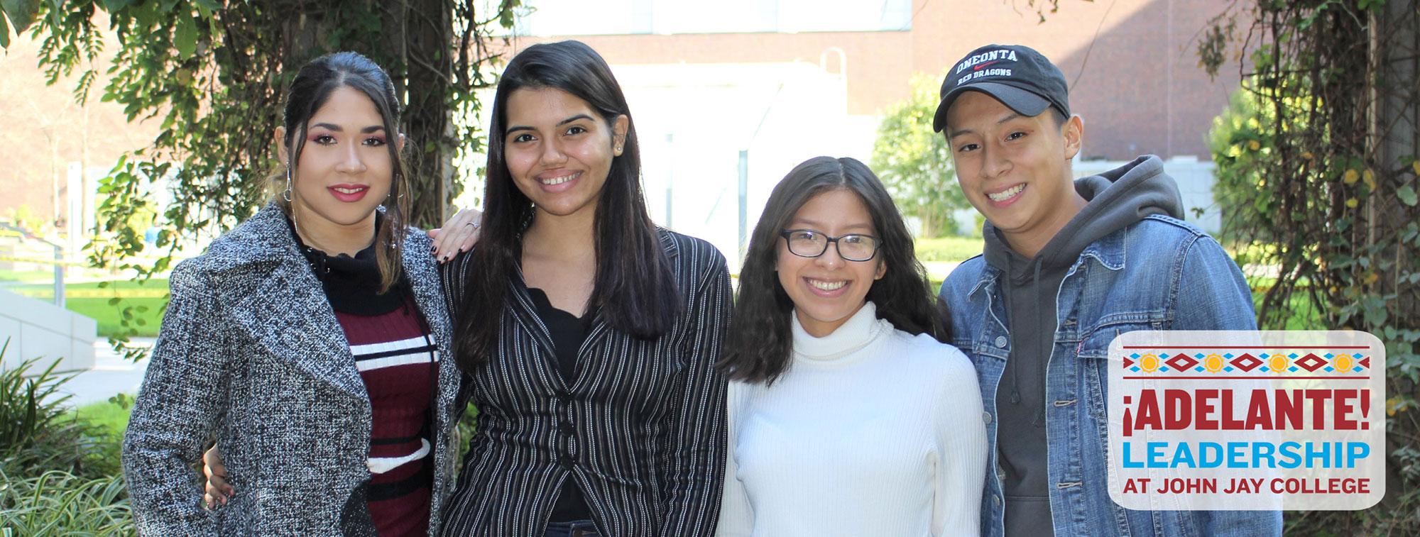 four adelante students