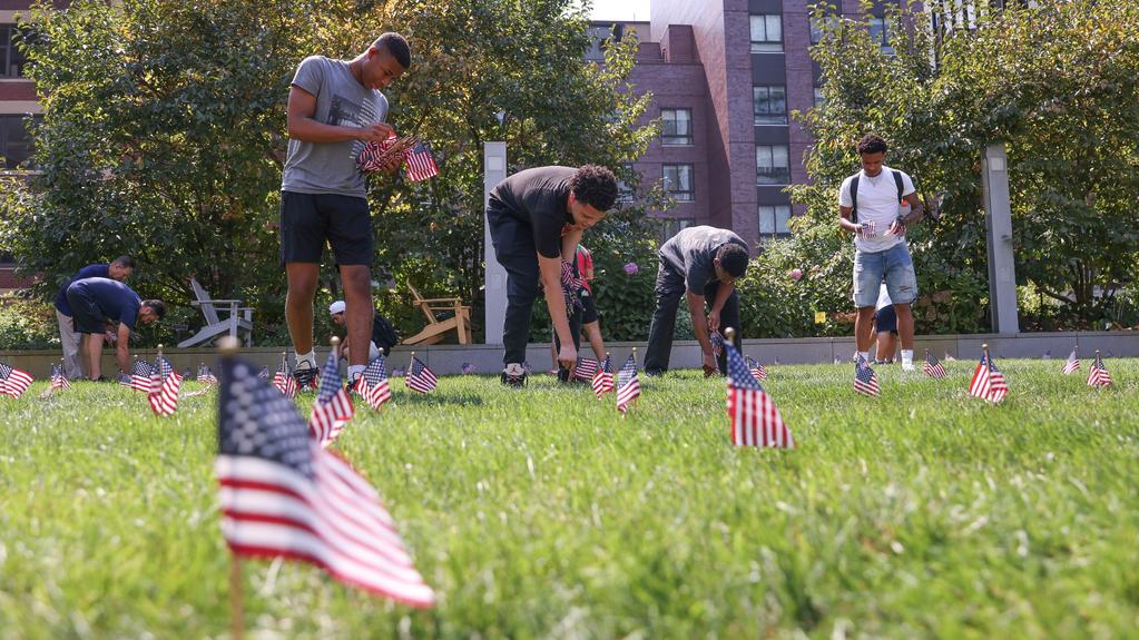 planting flags